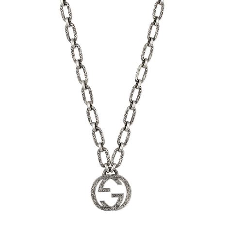 gucci small necklace|Gucci necklace women.